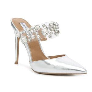 Steve Madden Silve Rhinestone Pump